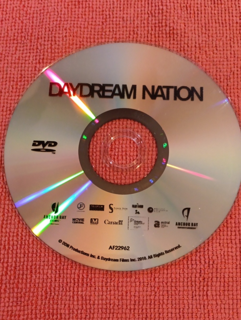 2/$8 Daydream Nation DVD *NO CASE*